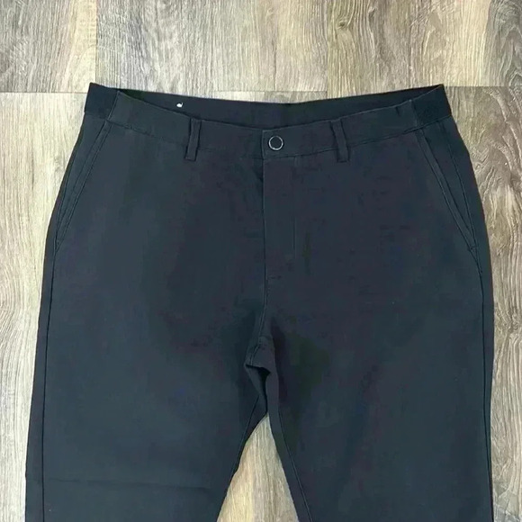 Zara women’s black trouser pants button up w/zipper size xl. Cotton/polyester - Picture 2 of 15